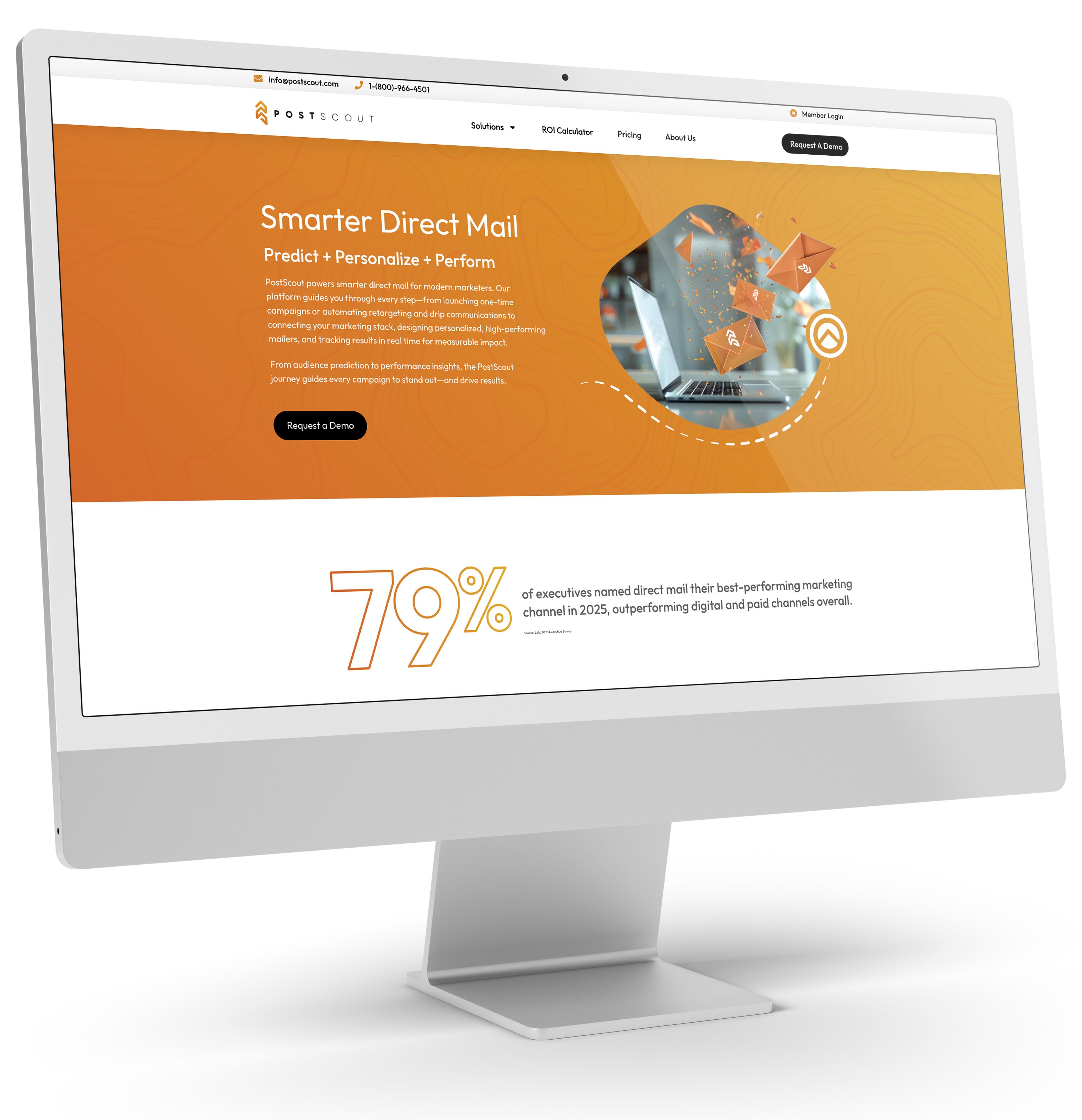 PostScout desktop mockup